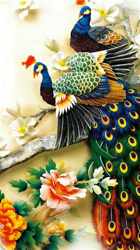 Colorful Peacock Art