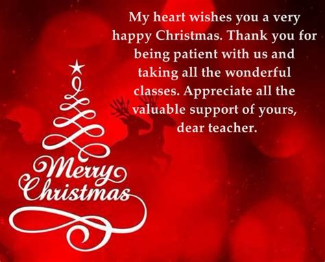 140 Merry Christmas Wishes For Teachers - Xmas Messages – Tiny Positive