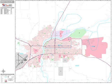 Map Of Great Falls Montana - Maping Resources