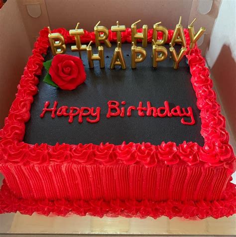 Red Rose Birthday Cake | Beautiful and Delicious