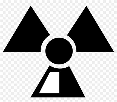 Vector Illustration Of Nuclear Fallout Radioactive - Radiation Symbol ...