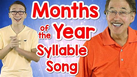 Months of the Year Syllable Song | Counting Syllables | Phonological ...