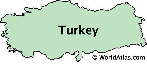 Turkey Outline Map