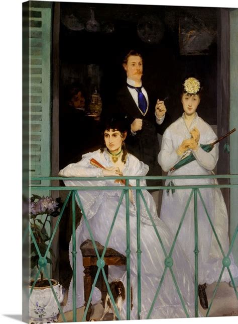 The Balcony, 1868-1869, Oil on canvas, By French Impressionist Edouard ...