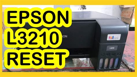 Epson L3210 How to Reset | Blinking lights - YouTube