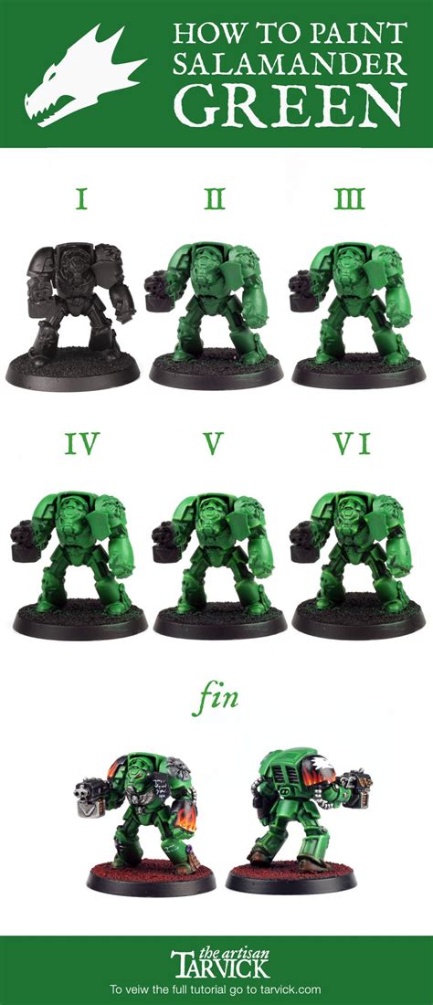 Warhammer 40k salamanders paint scheme - popularroom