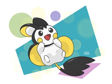 Emolga by okiedokieart on DeviantArt