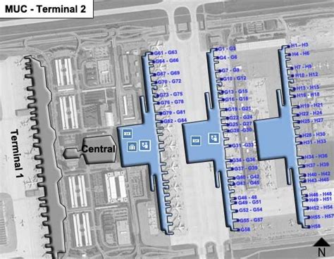 Munich Airport MUC Terminal 2 Map