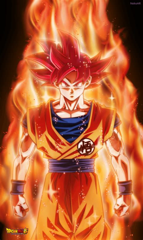 Super Saiyan God Goku Phone Wallpapers - Wallpaper Cave