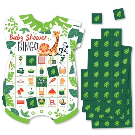 Jungle Party Animals - Picture Bingo Cards and Markers - Safari Zoo ...