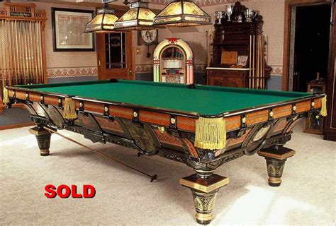 Antique Billiard Tables, Accessories, Collectibles and Furniture Website