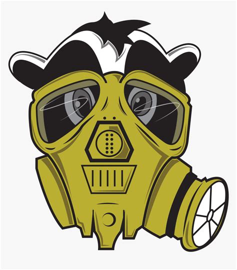 Gas Mask Clipart Logo - Skunk With Gas Mask, HD Png Download - kindpng