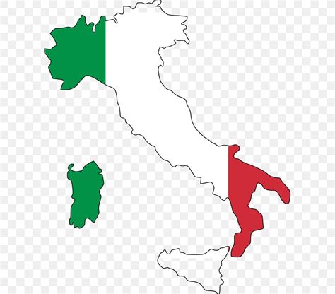 Italian Flag Map