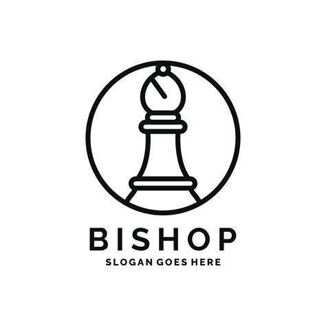 Bishop chess logo design vector illustration 24322885 Vector Art at ...