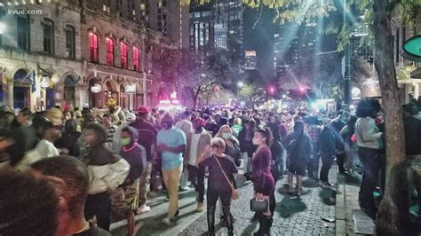 Large crowds on Sixth Street in Downtown Austin on Halloween | kvue.com