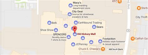 Mall Directory | Old Hickory Mall