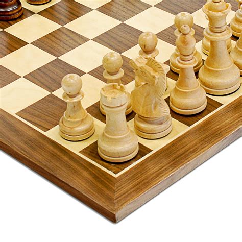 Traditional Staunton Wood Chess Set with a Wooden Board – 14.75 inch B ...