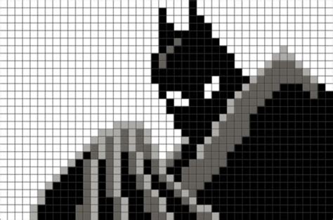 Batman Pixel Art | Pixel art, Pixel art characters, Pixel art grid