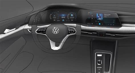 2020 VW Golf 8 Interior and Exterior Sketches Are Very Revealing ...