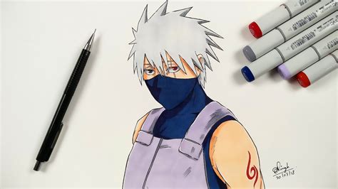 Wefalling: How To Draw Kakashi Without Mask