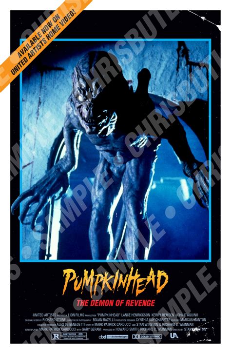 Pumpkinhead 11x17 Movie Poster | Etsy