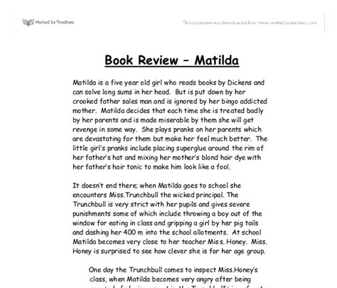 Book Review Examples Pdf - RaeganbilKirk