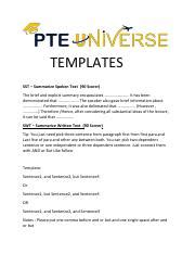 pte pdf 4 .pdf - TEMPLATES SST - Summarize Spoken Text 90 Scorer The ...