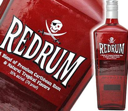 750ml Red Rum Glass Bottle