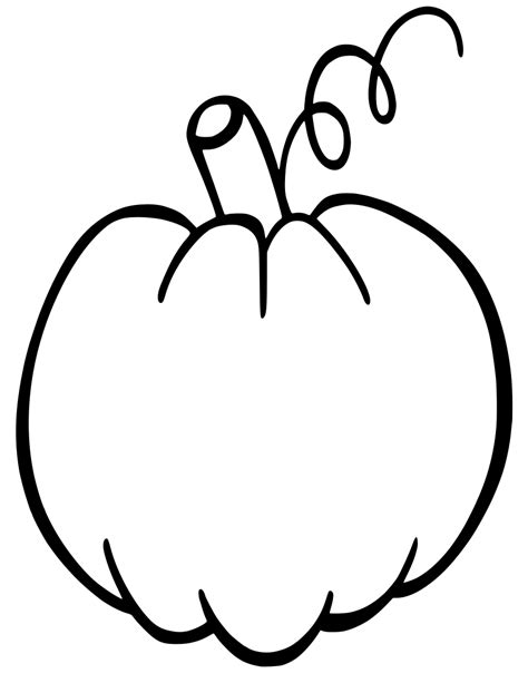 Pumpkin Outline - ClipArt Best