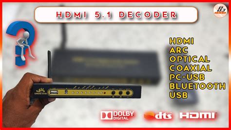 HDMI 5.1 Decoder | Optical, Coaxial, HDMI ARC, USB | Unboxing and ...