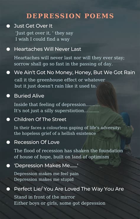 Poems About Anxiety And Depression - Infoupdate.org