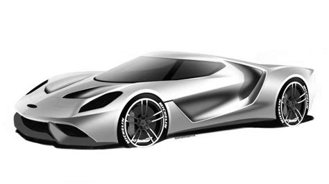 Ford GT Design Theme C Design Sketch Render by Colin Bonathan ...