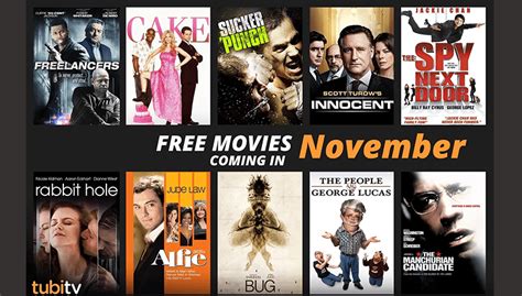 Tubi TV’s Full List of November Movies & TV Arrivals - TubiTV Corporate