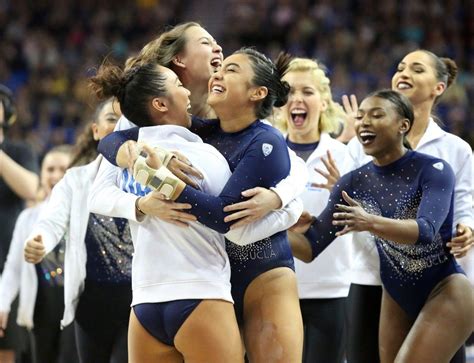 UCLA gymnastics shakes off early nerves to give Valorie Kondos Field ...