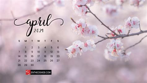 2024 April Calendar Wallpaper - Luci Mikaela