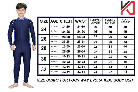 Swimsuit Size Conversion Chart