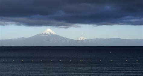 Volcano Osorno Puerto Montt Stock Photo - Image of volcano, storn ...