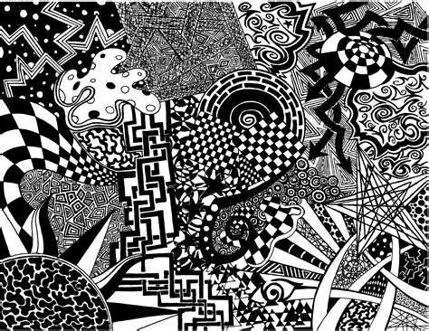 Abstract Pattern Drawings