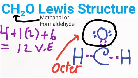 CH2O Lewis Structure|| Lewis Dot Structure for CH2O ||Methanal or ...