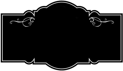 street sign blank template black - Clip Art Library