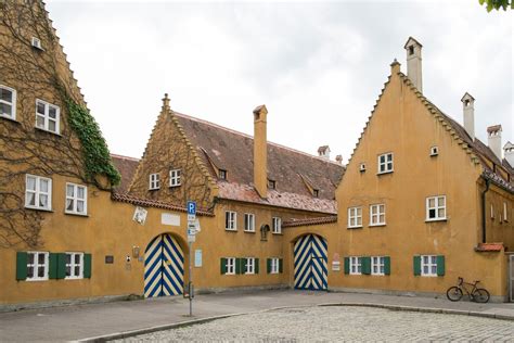 Fuggerei | House styles, Augsburg, Places