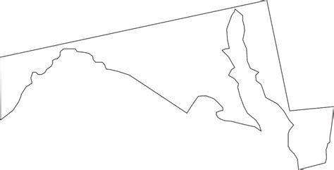 Maryland State Map - Free vector graphic on Pixabay