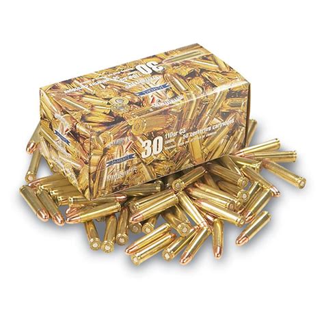 1,000 rds. 110-gr. .30 cal. Carbine Ammo - 88479, .30 M1 Carbine Ammo ...