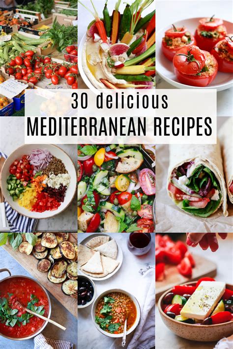 Mediterranean Diet Recipes, Food List, and Food Pyramid