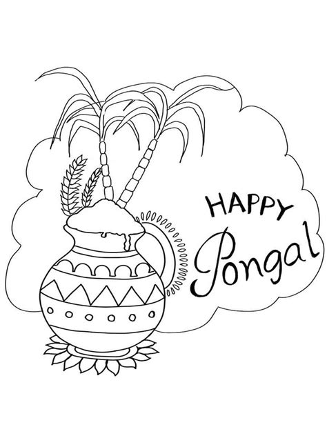 Pongal Coloring Pages Coloring Pages