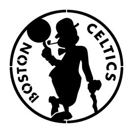 NBA Boston Celtics Logo 02 Stencil | Free Stencil Gallery