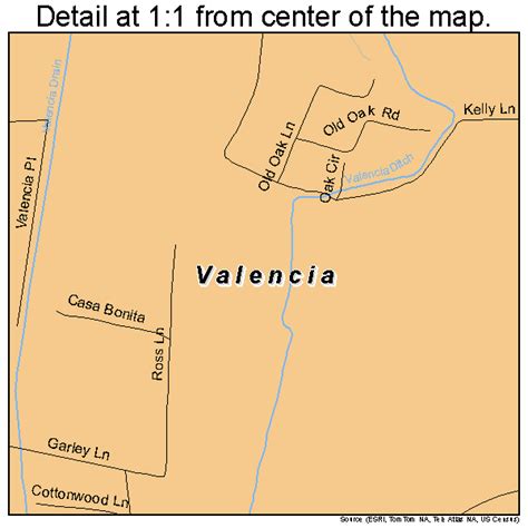 Valencia New Mexico Street Map 3581800