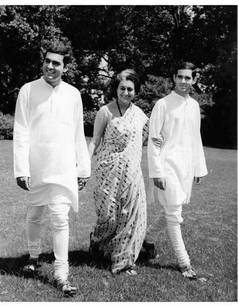 Indira Gandhi with her two sons, Rajiv and Sanjay. | Mahatma gandhi ...