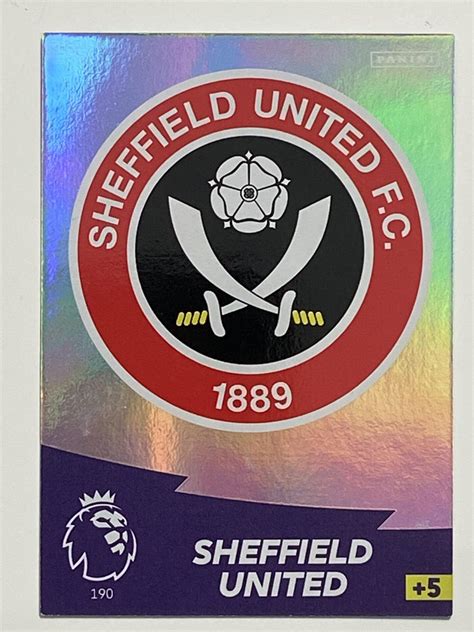 190 Sheffield United Badge Premier League Adrenalyn XL 2020/21 - Solve ...