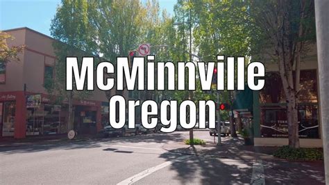 Downtown McMinnville, Oregon 2020 4K Walking Tour - YouTube | Portland ...